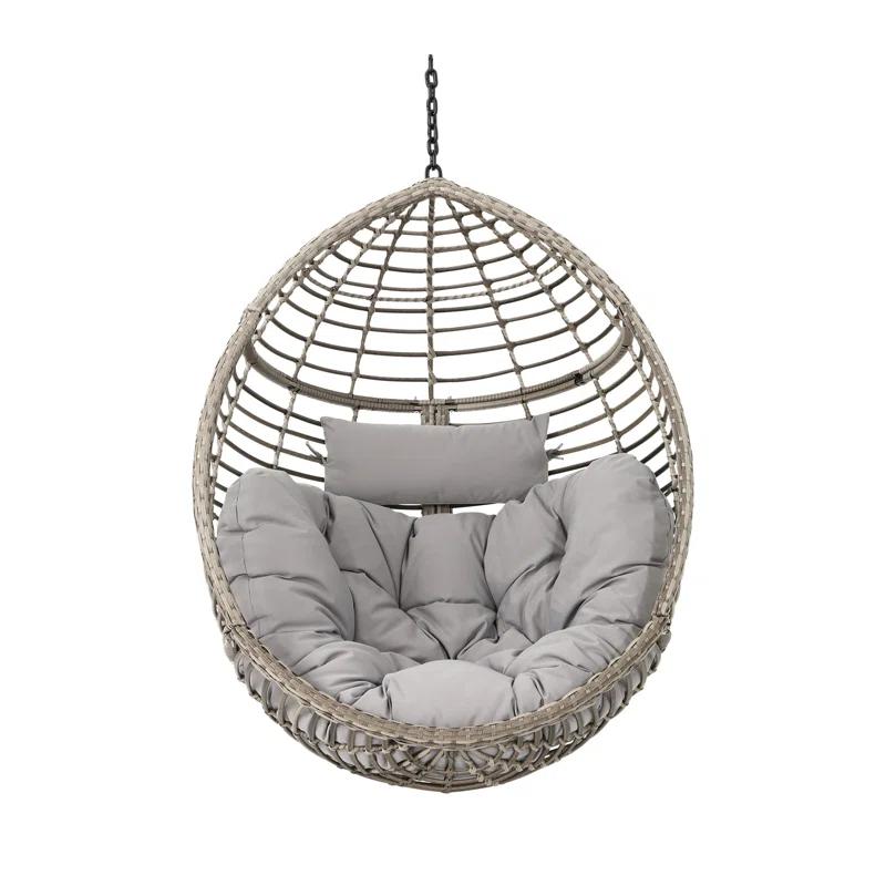 Dakota Fields Versatile Boho Hanging Chair - Elevate Indoor and Outdoor Relaxation with Style