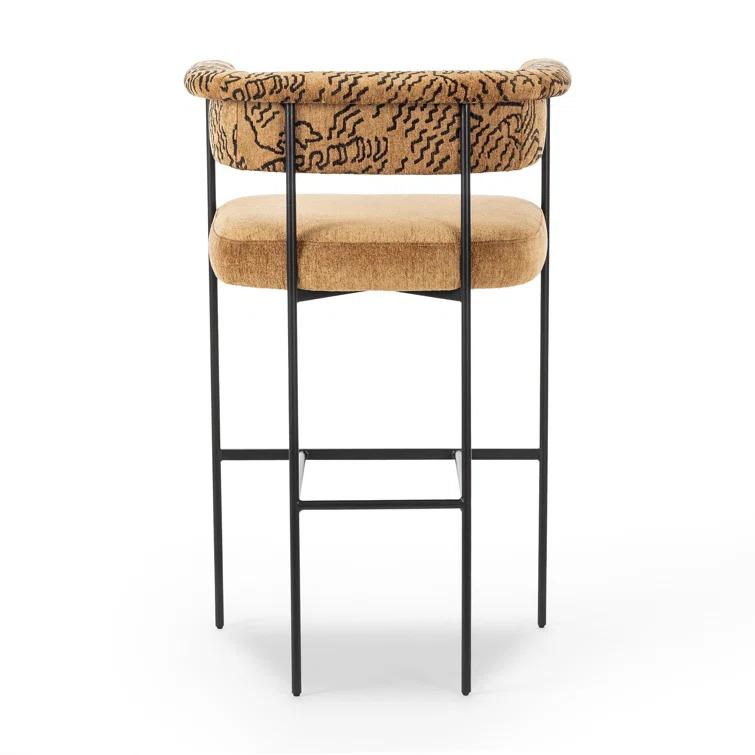 Kyleigh Counter Stool - Slate Boucle