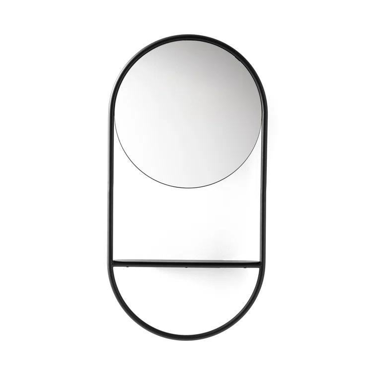 Michelle Floor Mirror - Black