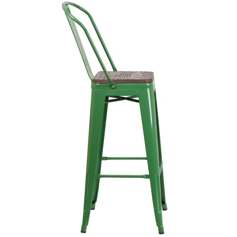 Flash Furniture Steel Outdoor Stool