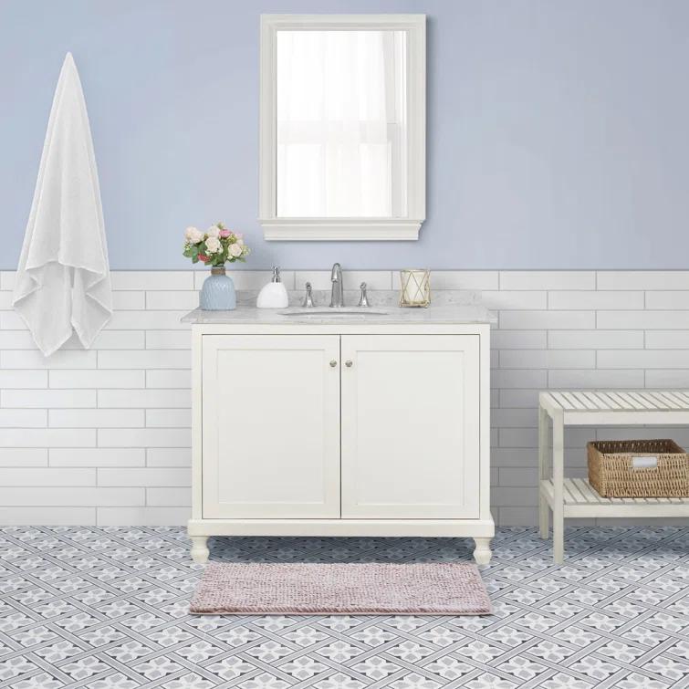 Laura Ashley Laura Ashley Butter Chenille Bath Rug