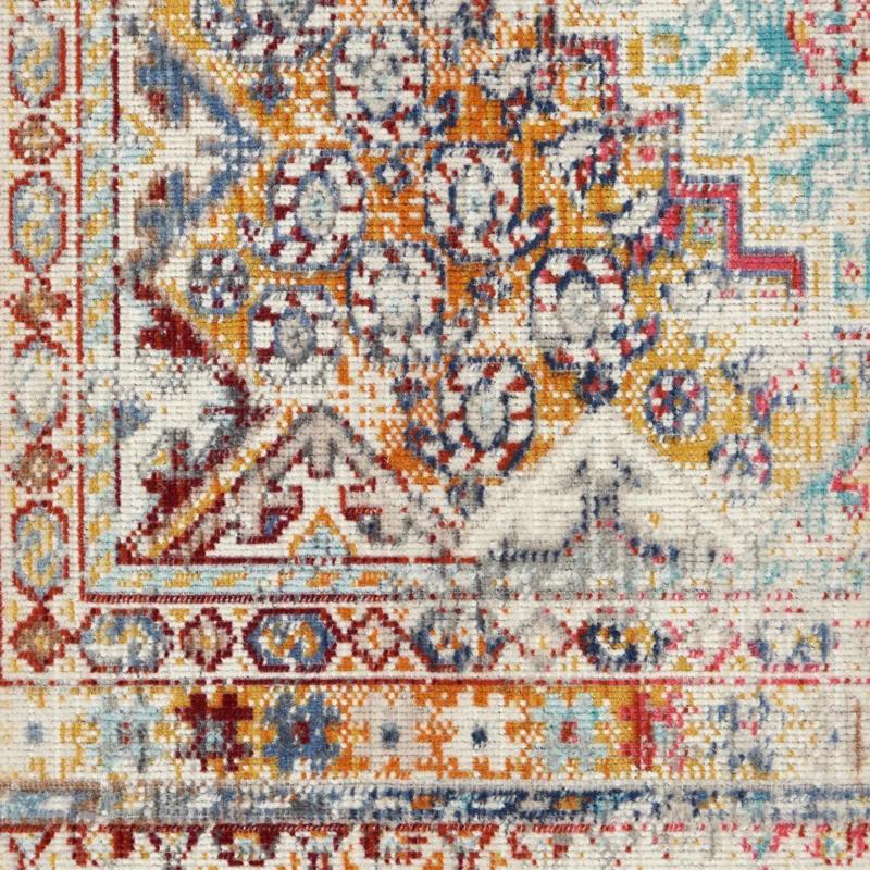 Kelly Clarkson Home Kinsley Oriental Ivory/Navy/Rust Area Rug