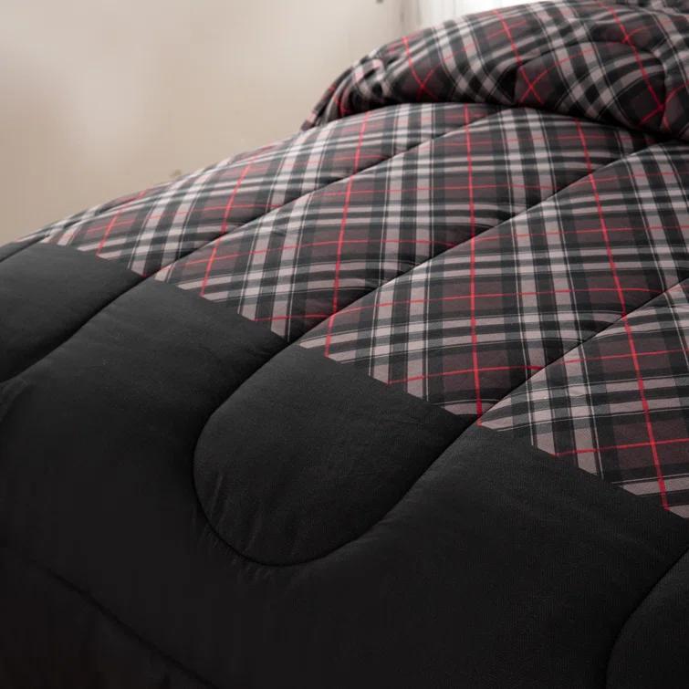Marina Decoration Black Polyester 3 Piece Comforter Set | Wayfair