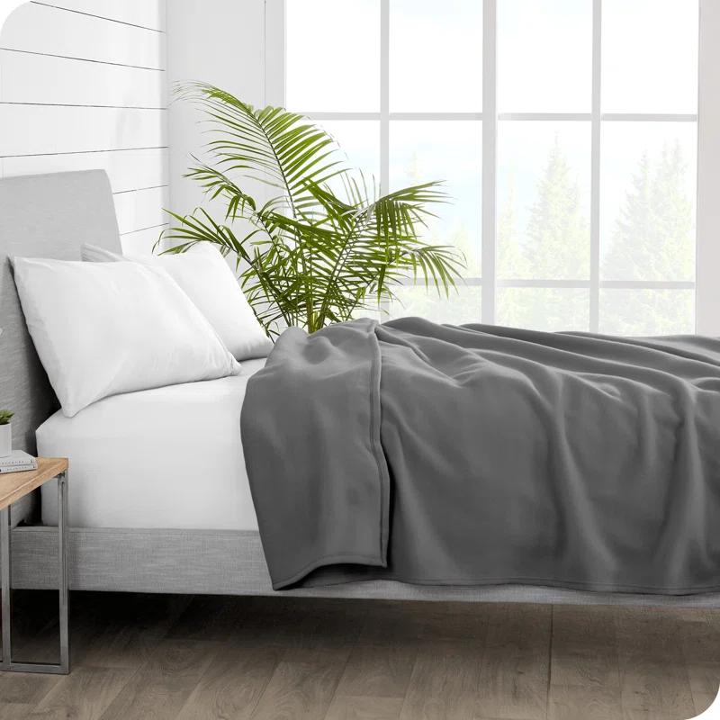 Bare Home Lightweight Polar Fleece Blanket