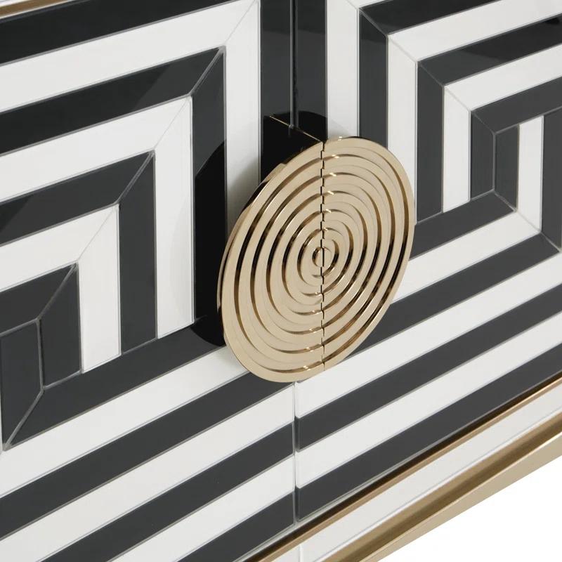 Op Art 64'' Sideboard