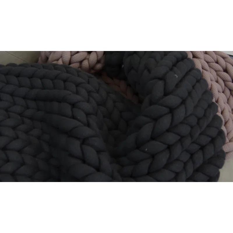 Donna Sharp Chunky Chunky Knit Throw Blanket