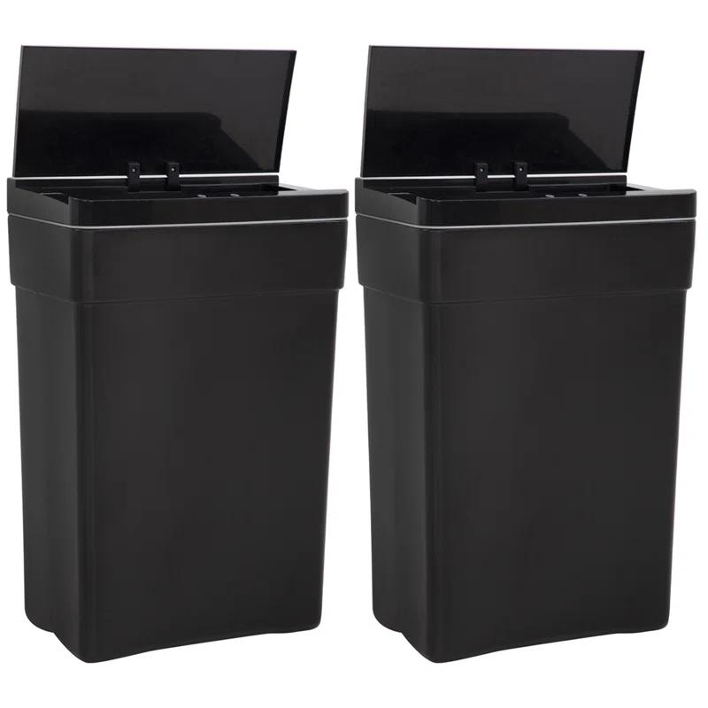 FDW Plastic Motion Sensor Kitchen Trash Can - 13 Gallons