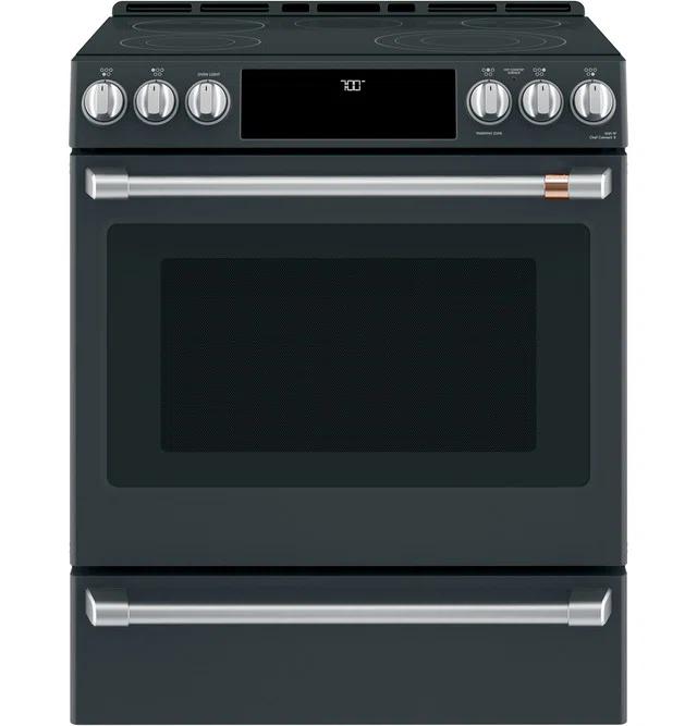 Café Café Kitchen Suite 30" 5.7 cu. ft. Smart Slide-in Electric Range with Convection Oven CES700P3MD1