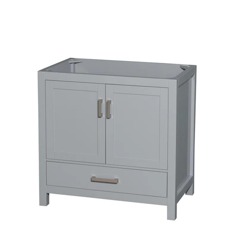 Wyndham Collection Sheffield 35" Freestanding Single Vanity Base Only