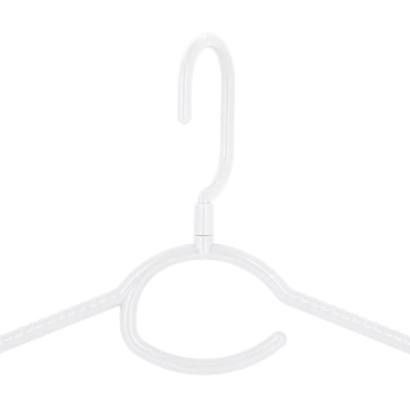 Laundry 360 Woolite Plastic Standard Hanger for Dress/Shirt/Sweater (Set of 5)