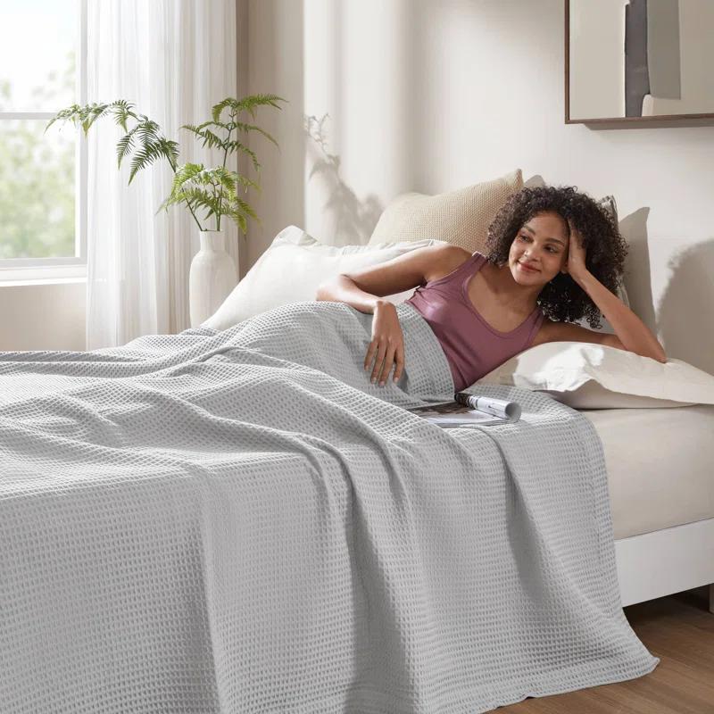 Waffle Weave Cotton Blanket