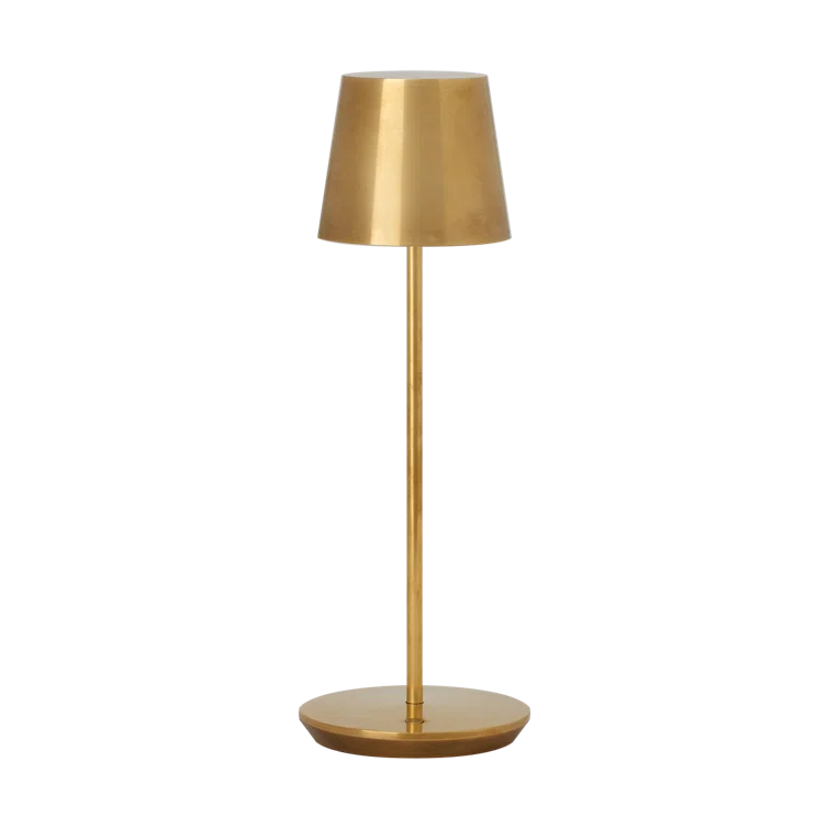 Carla Cordless Table Lamp - Brass