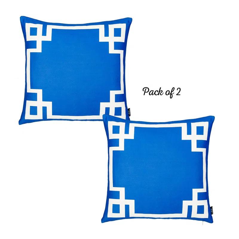 Apolena Albion Geometric Reversible Pillow Cover (Set of 2)