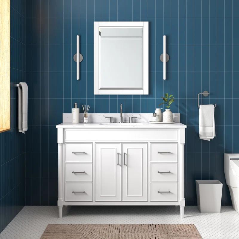 Avanity Bristol 48" Free Standing Single Bathroom Vanity with Engineered Stone Top