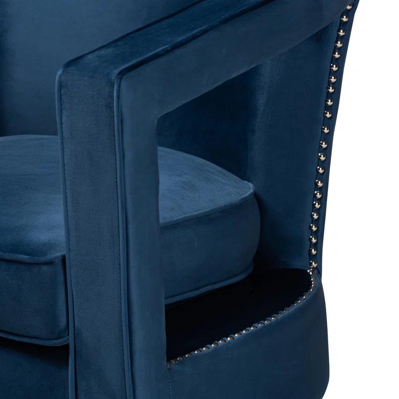 Rosdorf Park DelRe Velvet Armchair