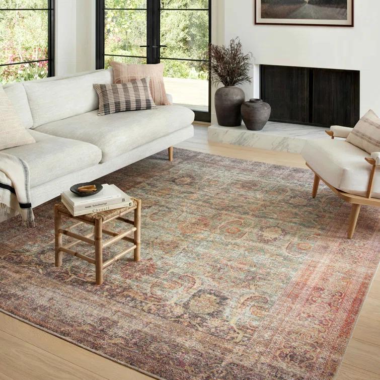 Amber Lewis x Loloi Georgie Jade / Sunset Area Rug