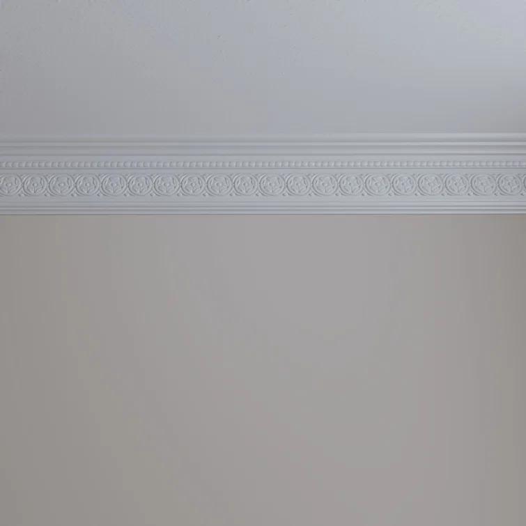 Ekena Millwork SAMPLE - Endurathane Washington Crown Moulding, 5 3/4"H x 3 1/8"P x 6 1/2"F x 12"L, (2" Repeat)