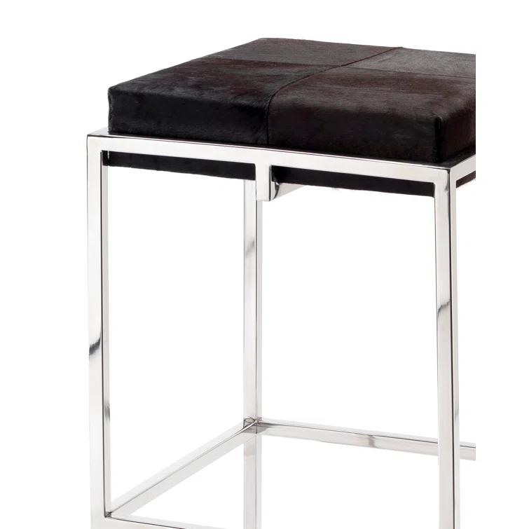 Shelby Upholstered Counter Stool with Metal Frame