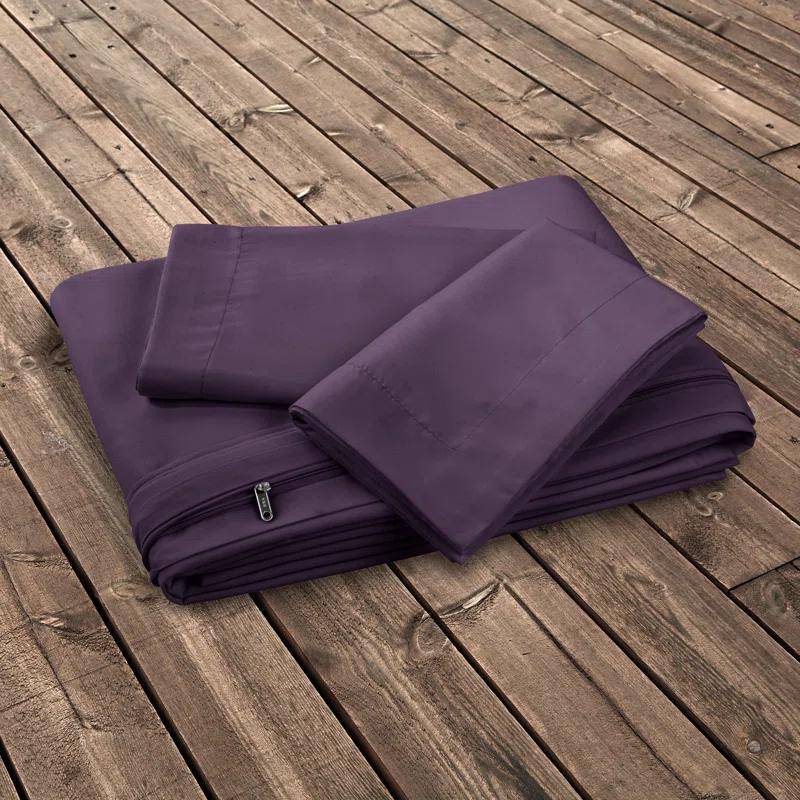 Sharon Osbourne Home Super Soft Microfiber Duvet Cover Set