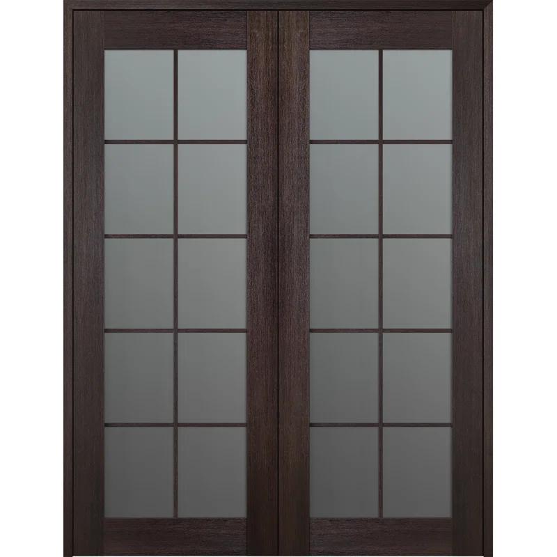 Belldinni Avon 10 Lite Solid + Manufactured Wood Paneled French Doors