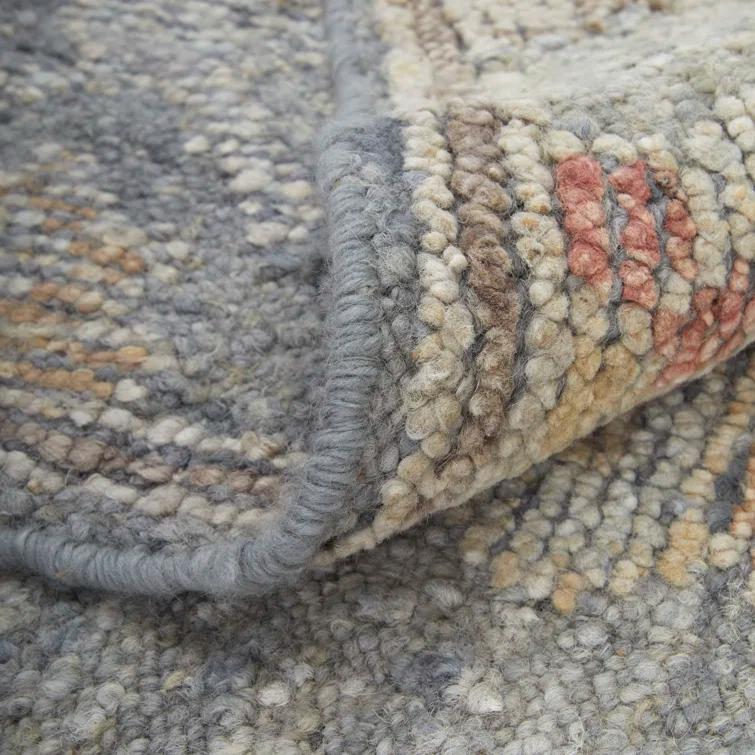 Grafton Transitional Floral & Botanical Blue/Gray/Yellow Area Rug