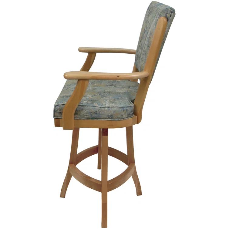 Red Barrel Studio® Irminger Classic Swivel Wood Extra Tall Stool 34" Seat | Wayfair