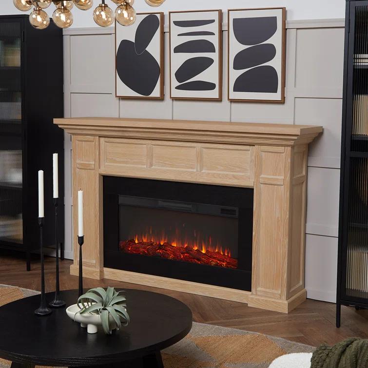 Alcott 75" Landscape Electric Fireplace by Real Flame