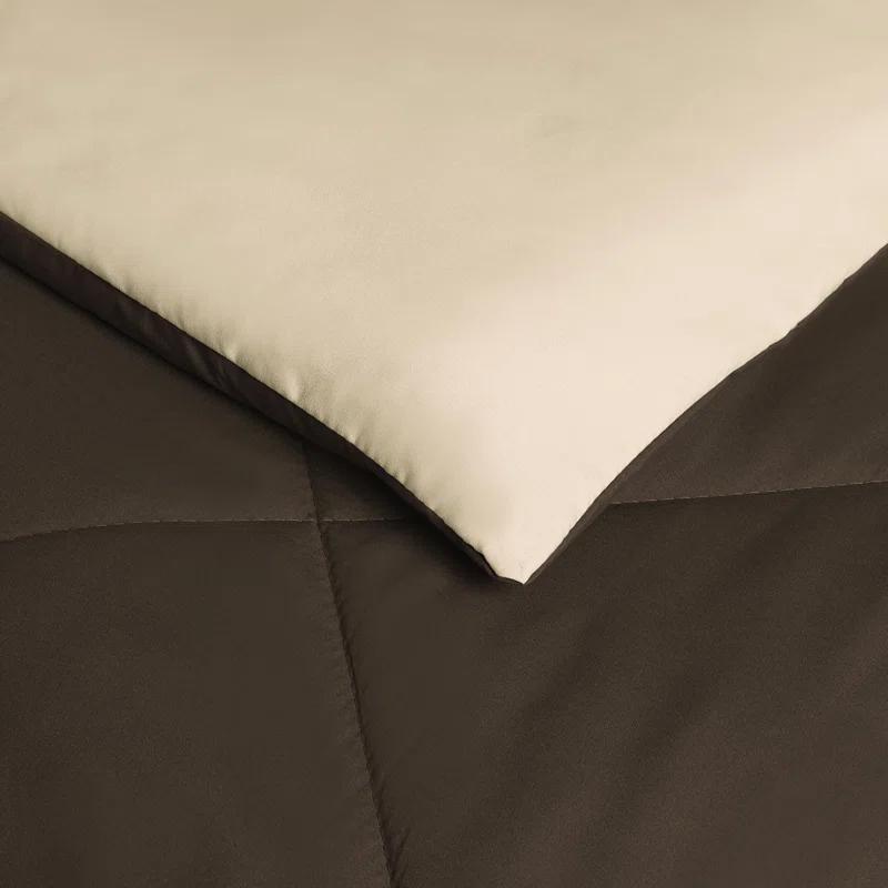 Swift Home 1800 Series Reversible Down-Alternative Comforter Set