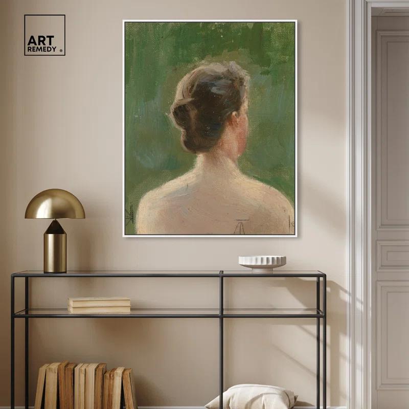 Art Remedy Head Study Canvas Vintage Classic Portrait by Art Remedy