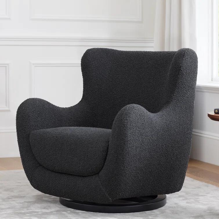 Solstice Swivel Glider in Boucle