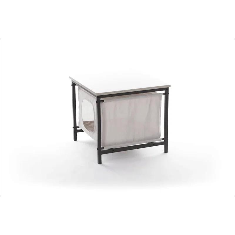 TRIXIE Emmie Indoor Cat Condo, Cat Bed Side Table & Nightstand, Cat Hideaway Cave with Cozy Cushion