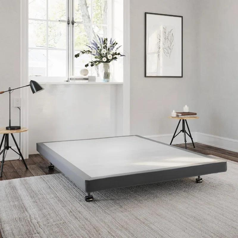 Hercules 4 Inch Low Profile Foundation Mattress Box Spring Replacement