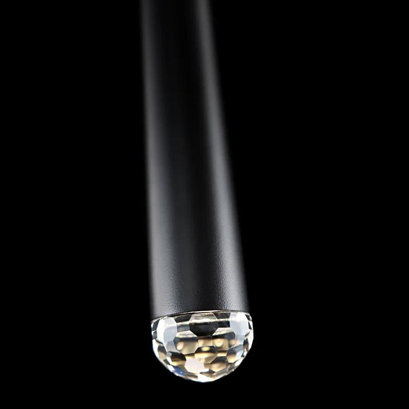 Modern Forms Cascade Dimmable LED Pendant with Clear Crystal Shade