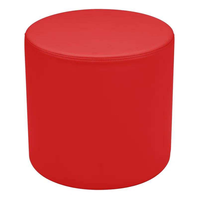 Flash Furniture Nicholas Flexible Learning Modular Soft Seating Circle Ottoman for Classrooms and Common Spaces