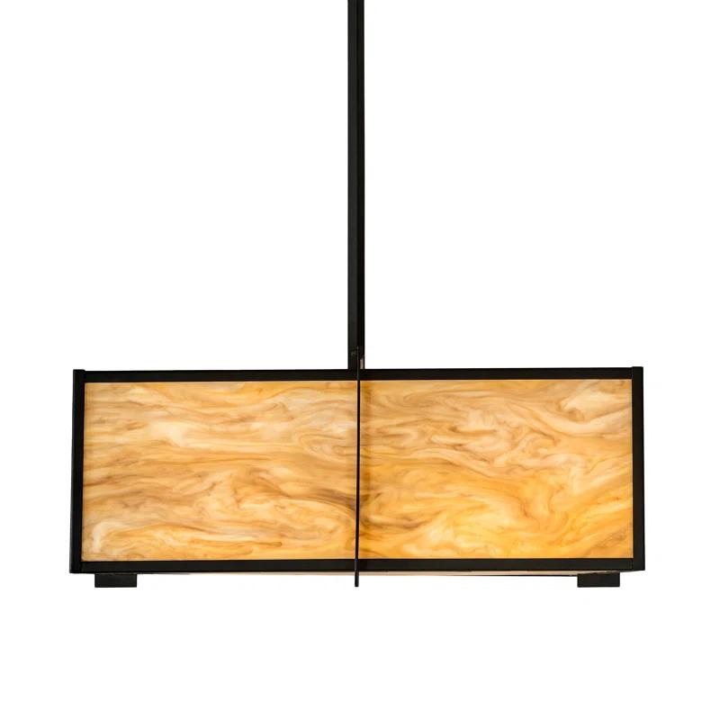 2nd Ave Lighting 4 - Light Brown Shaded Pendant