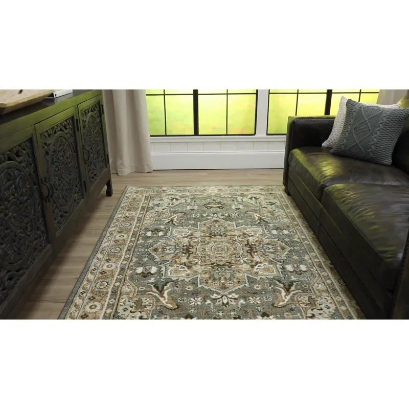 Karastan Euphoria Gray Traditional Ornamental Area Rug
