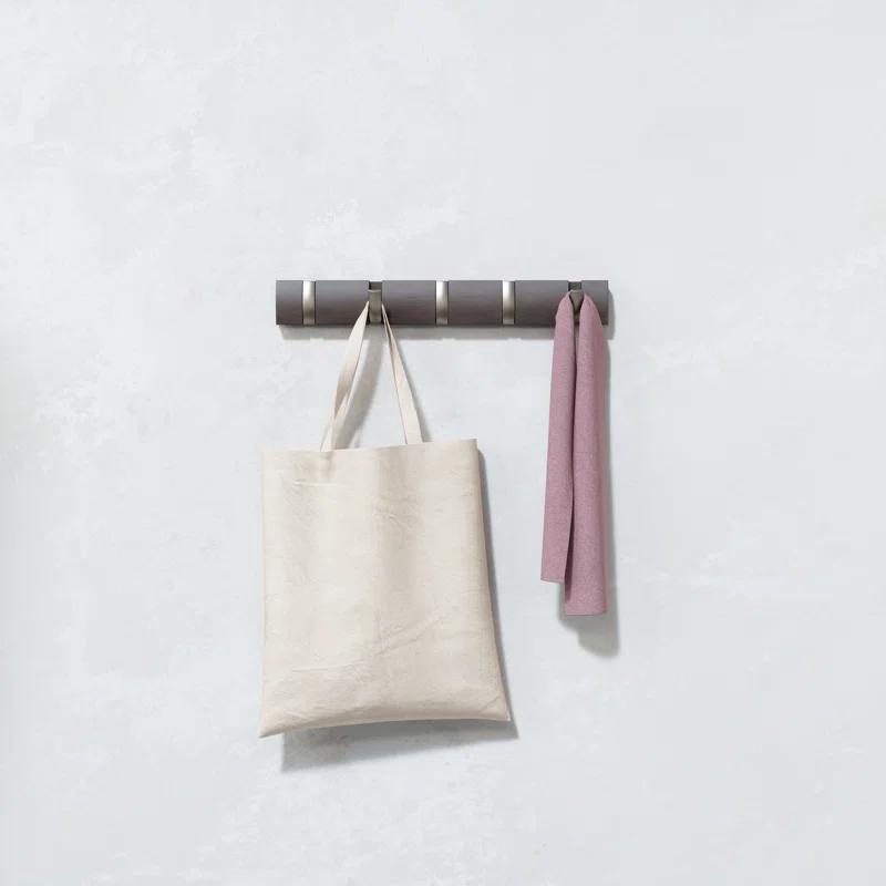 Flip 5 - Hook Solid Wood Coat Rack