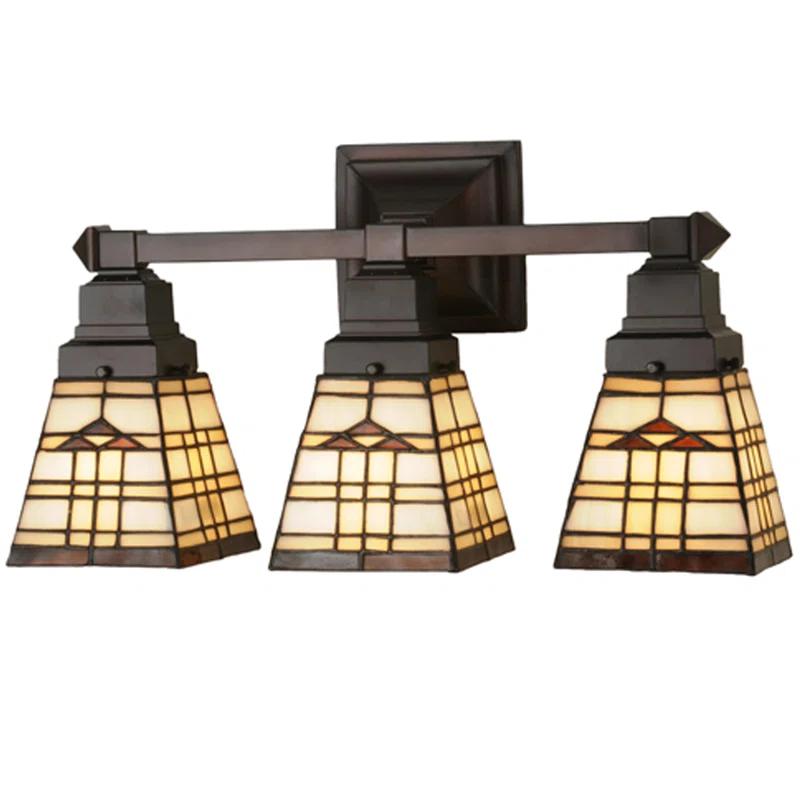 Meyda Tiffany & Stained Glass 3 - Light Dimmable Vanity Light