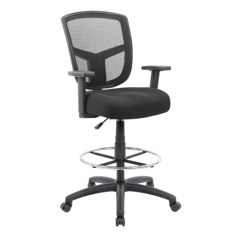 Boss Office Products Mesh Drafting Chair