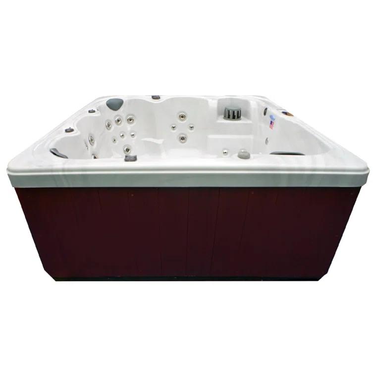 Home and Garden Spas 6-Person 71-Jet Hot Tub with MP3 Auxiliary Output and Ozone & Reviews | Wayfair