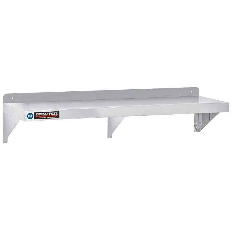 DuraSteel Stainless Steel Wall Shelf - 72" Wide x 14" Deep Commercial Grade - NSF Certified