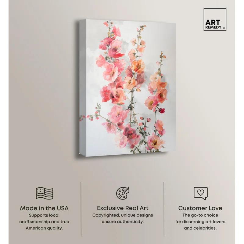 Art Remedy Bougainvillea I Canvas New Floral Wall Art by Art Remedy