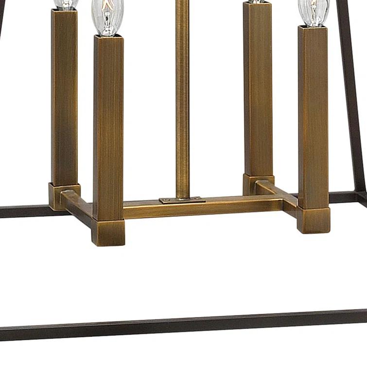 3336BZ-Hinkley Lighting-Fulton - 4 Light Large Open Frame Foyer in Transitional-Industrial Style - 22 Inches Wide by 24.5 Inches High-Bronze Finish