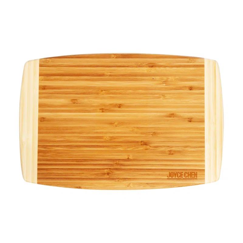 JOYCE CHEN Joyce Chen Large Burnished Bamboo Cutting Board, 10X15-Inch