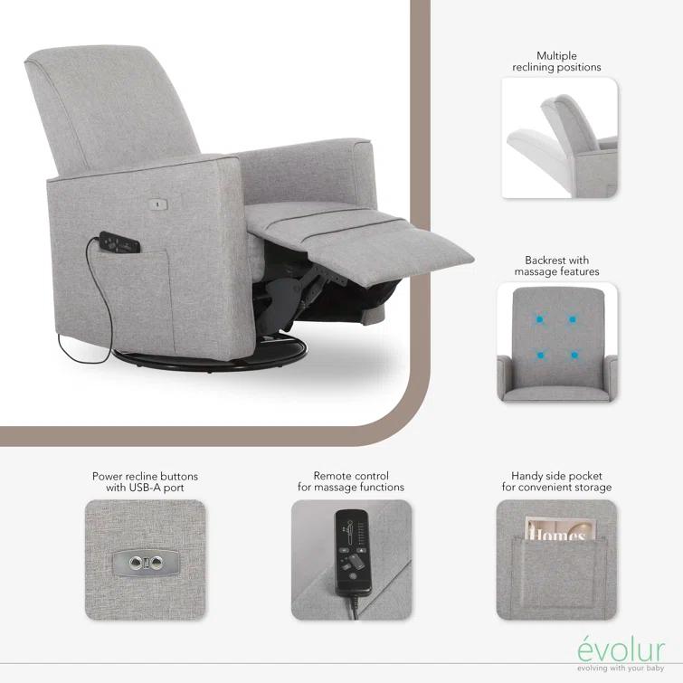 Evolur Power Reclining Massage Chair