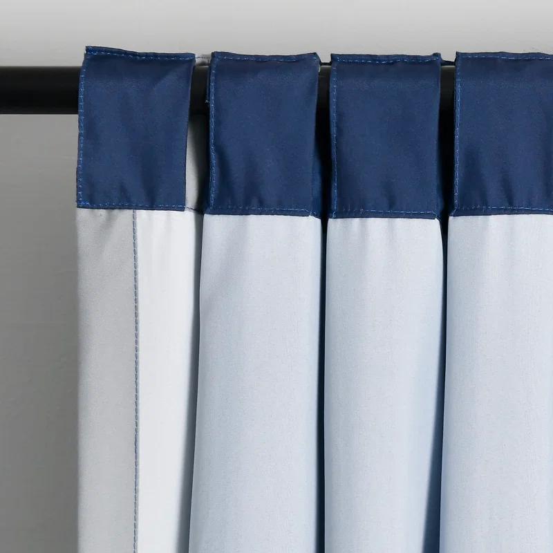 Lush Decor Video Games Window Curtain Panels Navy/Multi 52X84 Set (Set of 2)