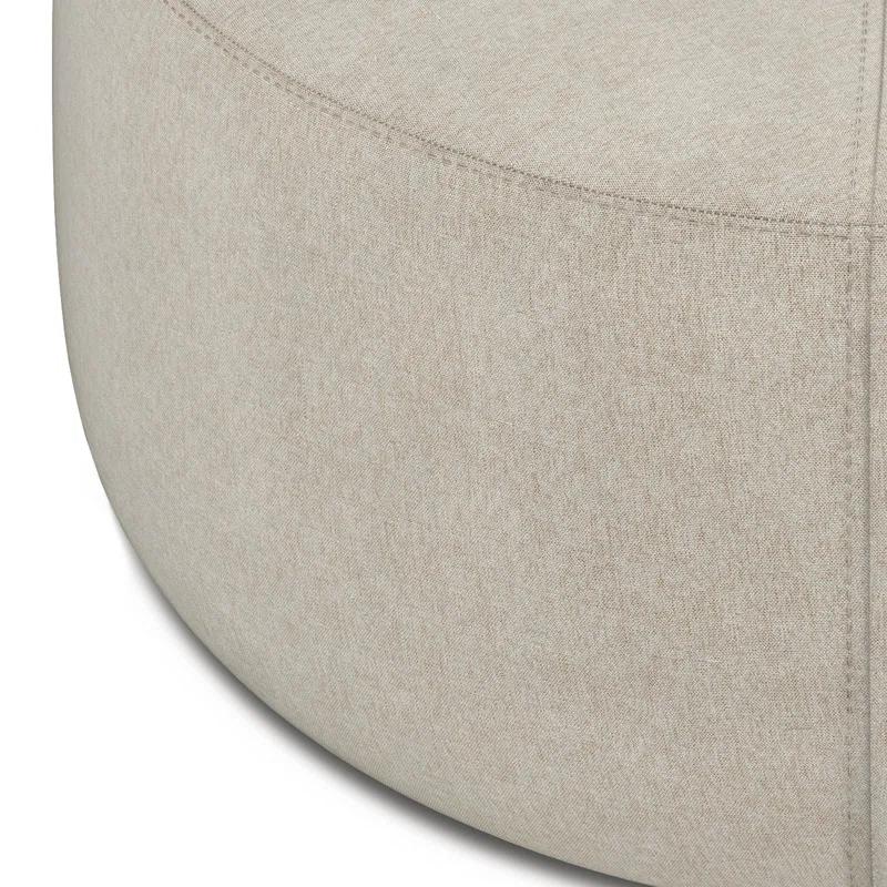 Simpli Home Moore Upholstered Ottoman