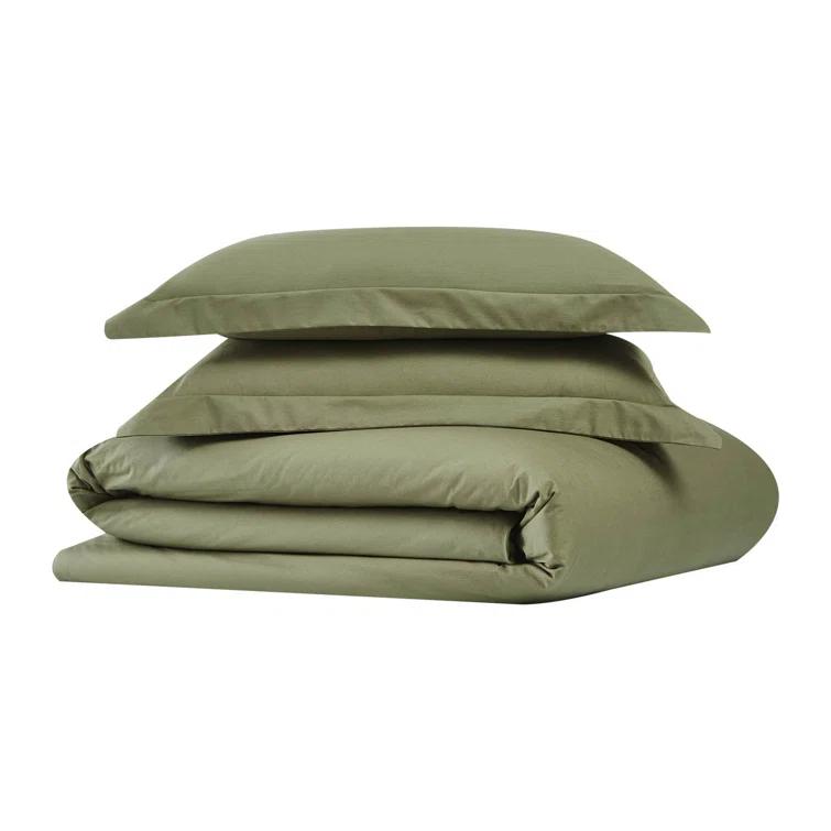 Brooklyn Loom Cotton Duvet Cover Set