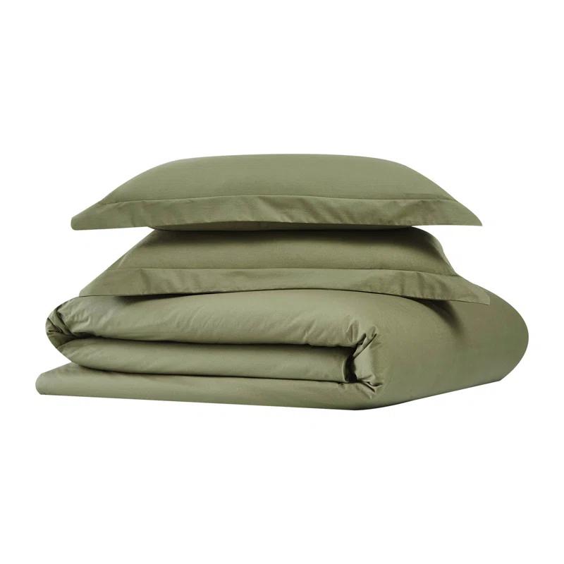 Brooklyn Loom Cotton Duvet Cover Set