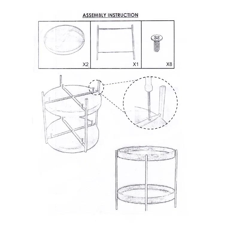 Butler Specialty Damirra Wood And Metal Accent Table In Brown